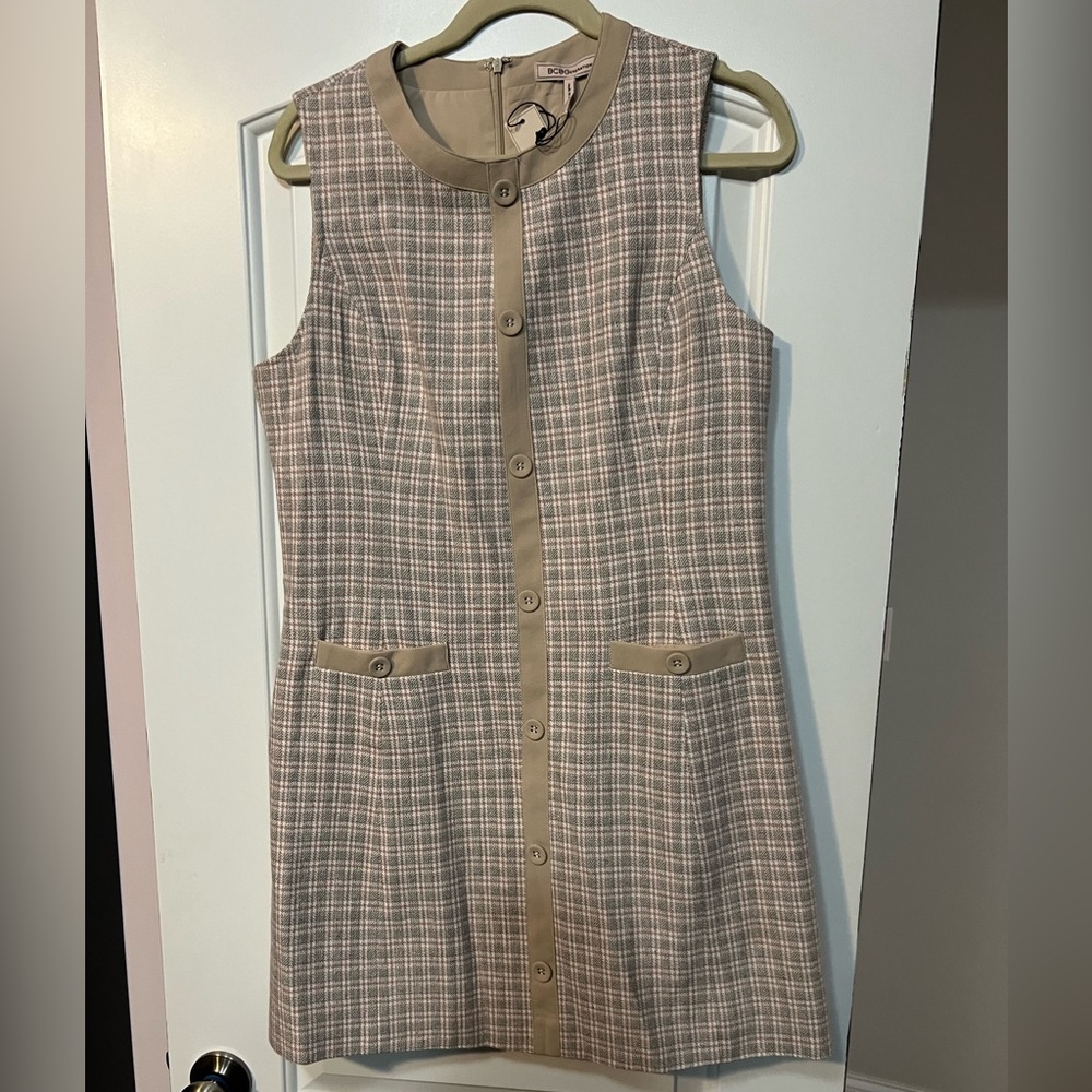 BCBG plaid dress